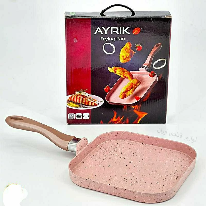 تابه گرانیتی مربع ساده